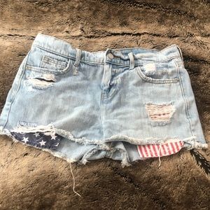 American flag shorts